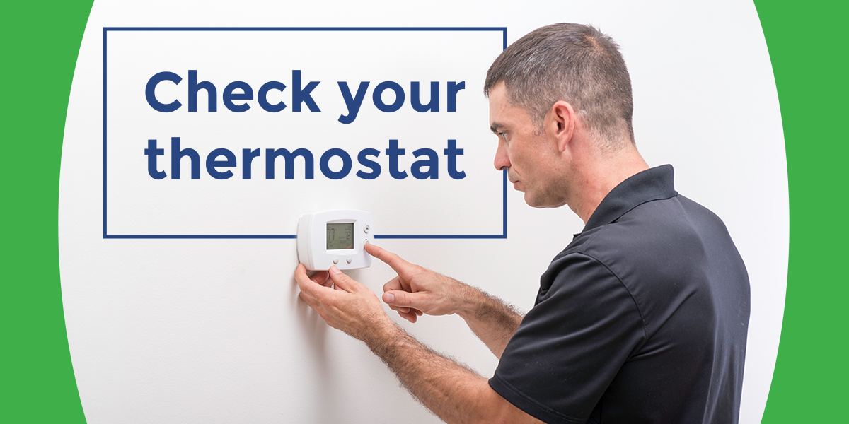 Check your thermastat
